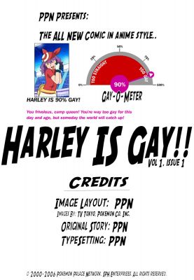 Harley IS Gay - credits
credits ending page of the comic.
Keywords: manga comic anime Harley