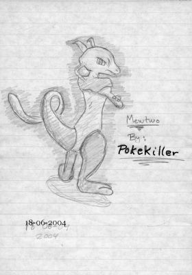 A very simple MewTwo pic
Just draw this one in cuople is minuts...
Keywords: Mew2