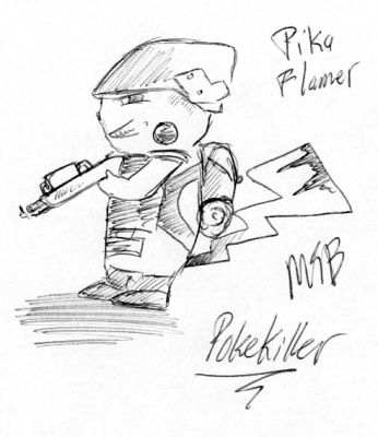 Pika Marine Soldier
A test pic, I was trying to make a pika from other angels
www.freewebs.com/pokemonwithguns
Keywords: s