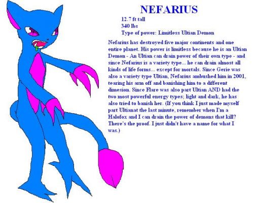 Nefarius
Here's all the info i have.
