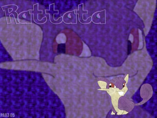 Rattata Wallpaper
here is another one i did, this is almost the last ones I've done. 

my own drawing and my own made up background, mixed up for a wallpaper for to be used for people and their computers. 
Keywords: pokemon