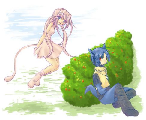 Mew and Lucario Human
^^...Btw!!!..I have a new nickname now and it's mew!! lol...
