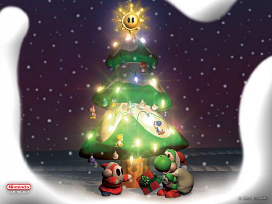 chrismas yoshi!!!
I LOVE THIS PIC! ONE OF MY MOST FAVORITE YOSHI WALLPAPERS!
