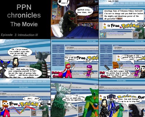 PPN Chronicles the Movie episode 3
2006, Shin's crazy regretful dream
2006, Coming of Tyrant,
Keywords: PPN Chronicles