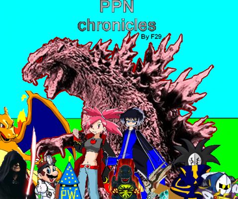 PPN Chronicles Poster
- F29
song for the intro: Rock the Dragon. Your prediction for the plot for the series was correct, but I'll use that plot for a feature length movie story arc. Since PixelWiz can't wait for the series to play, I'm making him a character.
Keywords: PPN Chronicles F29
