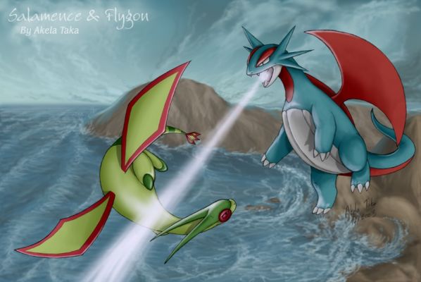 Salamence VS Flygon
Two very strong dragons fighting. Who is stronger?

