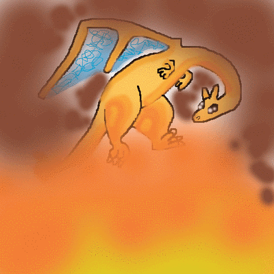 Charzard
Charzard's running from the fire he started.
Keywords: Charzard Fire