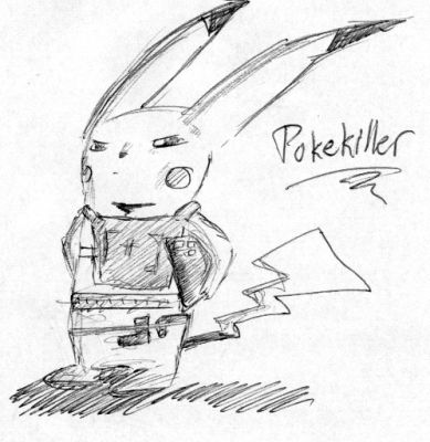 Pikachu Patriot
I just had an Idea about this pic, It was getting pretty good... I think.

I will upload it at 
www.freewebs.com/pokemonwithguns in a few days
Keywords: pikaPatriot