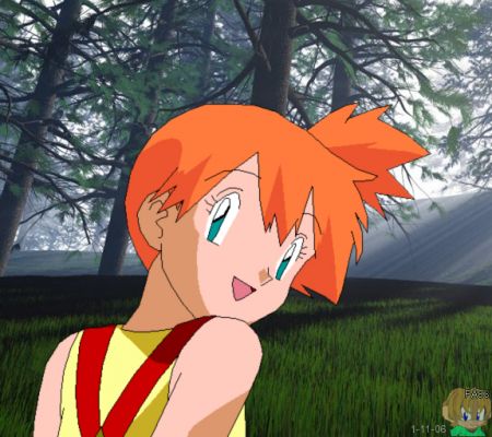 Misty turns head to smile
another Misty drawing for Misty fans
Keywords: pokemon