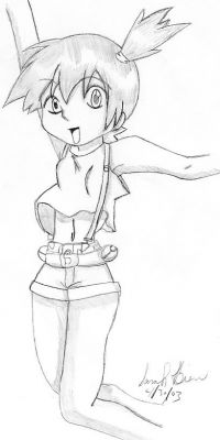 A Old misty drawing
here is more of my Misty artwork
Keywords: Pokemon