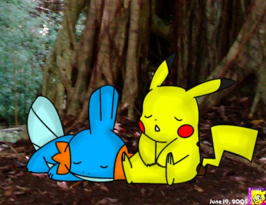 Mudkip and Pikachu
Mudkip and Pikachu sleeping that I've also drawn. all my drawings are mixed up, I'm uploading all my pikachu drawings I've done in the lastest few months.
Keywords: pikachu and mudkip