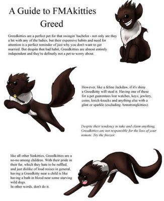 FMA kitties
Greed 
