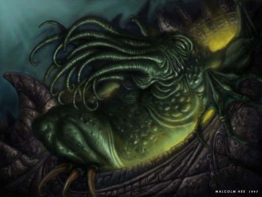 Cthulhu, again
I can't seem to get enough of this guy, just hope I'm not gonna end up in the madhouse.
