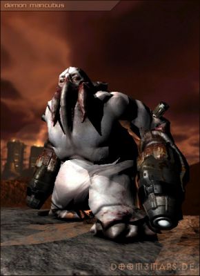 Mancubus
Another Doom 3 creature, this one's a real pain.
Keywords: Mancubus,Doom3,fat,ugly