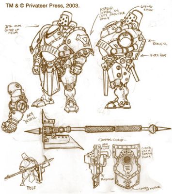 Man-O-War concept art
From Warmachine: Prime
