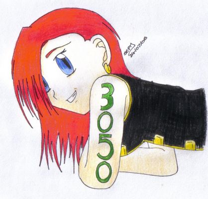 Koto 3050
This is the picture that i drew for a friend on DA who was my 3050 Pageviewer, the character is my Naruto F-C: Koto.

Koto meaning 'Harp' in japanese.
Keywords: naruto Hali Koto