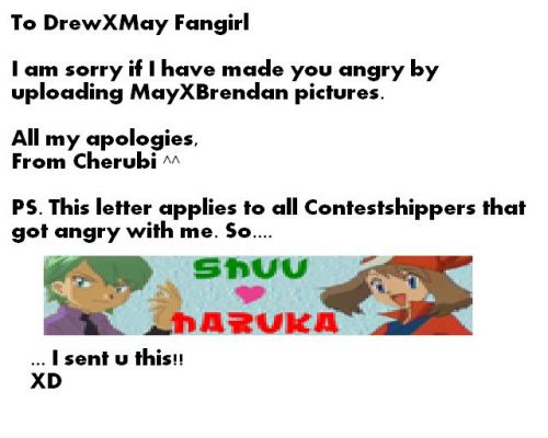 DrewXMay Letter - TO ALL CONTESTSHIPPERS
