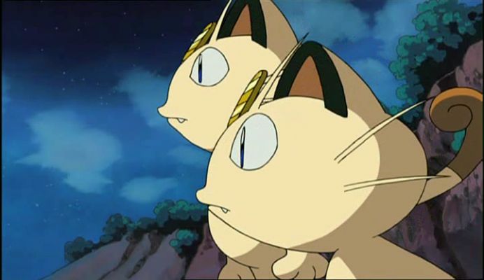 Meowth Two
Team Rocket's Meowth and Mewtwo's Meowth together
Keywords: meowth