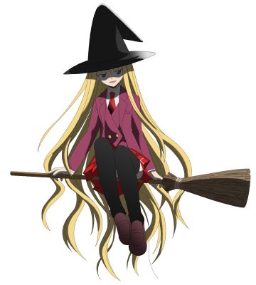 Evangeline as a witch
Yes. She is as evil as she looks.
