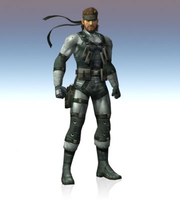 BAM!!! Its Solid!...Snake...
Thats right everybody its Solid Snake from Metal Gear Solid..If you don't know who he is please go light yourself on fire and jump of a cliff at the same time...^^ No just kidding please don't...But if you don't know who he is than your a complete doof.
Keywords: Solid Snake