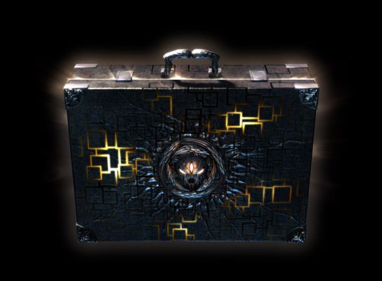Pandoras box (DMC4)
One of the most wicked awesome weapons in the Devil May Cry series Pandoras Box..It can be a whole lot of different weapons at once..if you want see it in action look up Dante recieves Pandora..
Keywords: Pandoras Box