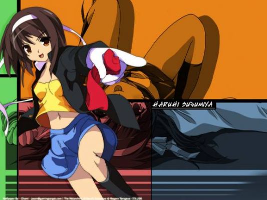 The Melancholy Of Haruhi Suzumiya Wallpaper
This pic is....what is the word I'm looking for....umm...cool.-Kite
