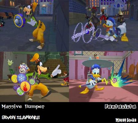 4 new weapons
Donald and Goofy has 2 new weapons! (like sora).
These 4 are alot harder to get than sora's weapon....-Seth-
