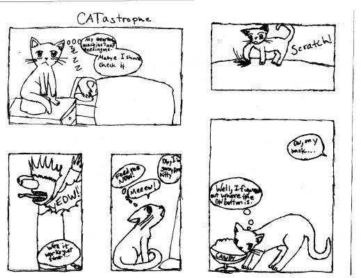 Catastrophe
a comic I made

Keywords: cat
