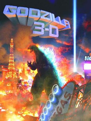 Godzilla 3D poster
  A movie with a combination of toho monster action and 3D graphics.In the story, godzilla battles a new kaiju, Deathla.A redish purple slug like monster with eyes that are turned 90 degress.
Keywords: Godzilla 3D Godzilla3D Deathla