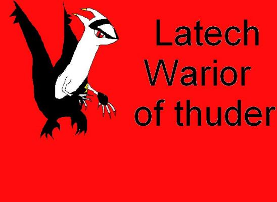 Latech warrior of thunder
He was born a warrior and he can absorb every bit of electrcity in the world. Meet Latech! - Mew lover
Keywords:  Warrior of thunder