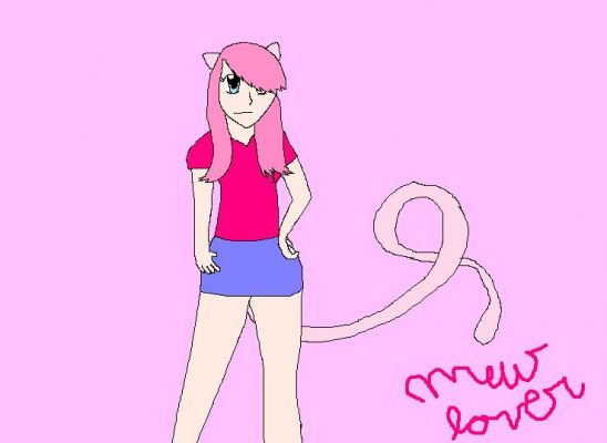 Mew girl!
I mixed Mew and saphire together and got this. :-D
Keywords:  Mew Girl