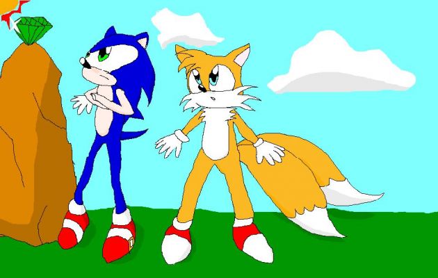 Sonic and Tails
I was practicing again.-Mew lover
Keywords: Sonic tails
