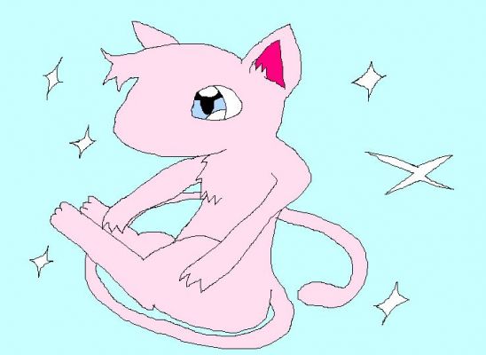 Sparkly Mew
I originally made this for my wallpaper.
Keywords: Mew