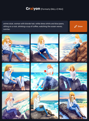 craiyon_091129_anime_style__woman_with_blonde_hair__white_dress_shirts_and_blue_jeans__sitting_on_a_.png