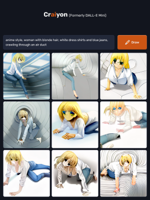craiyon_091833_anime_style__woman_with_blonde_hair__white_dress_shirts_and_blue_jeans__crawling_thro.png