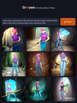 craiyon_131058_anime_style__young_woman_with_pink_hair__ponytail__purple_t_shirt_and_blue_jeans__bro.png