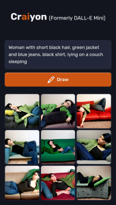 craiyon_150845_Woman_with_short_black_hair__green_jacket_and_blue_jeans__black_shirt__lying_on_a_cou.png