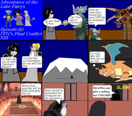 Adventures of the lake fairys Episode50
Brolys counterparts Tyrant "the vore master" and Eva "the p*rn lady" plan their new part of the invasion, while Merinthos is waiting for his limited servents to bring back the damsles tied up, the Bootlegger comes by to challenge him
Keywords: Lake Fairys Mesprit Azelf Uxie PPNs Final Conflict