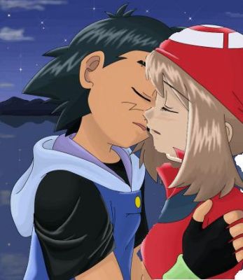 AshXMay Kiss
Aww^^ I actually made this on Paint! Well, I edited it, anyway.

- SatoHaruLover
Keywords: SatoHaruLover Kiss