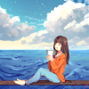 craiyon_124945_Anime_style_artistic_pixiv_photoshop_Clouds_Day_Time_Leisure_Nature_Person_Relaxation.png