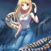 craiyon_150821_blonde_anime_girl__blue_jeans__riding_giant_snake__facing_its_bared_fangs_with_determination.png